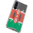 Kenya Flag Distressed Galaxy S23 FE Clear Case